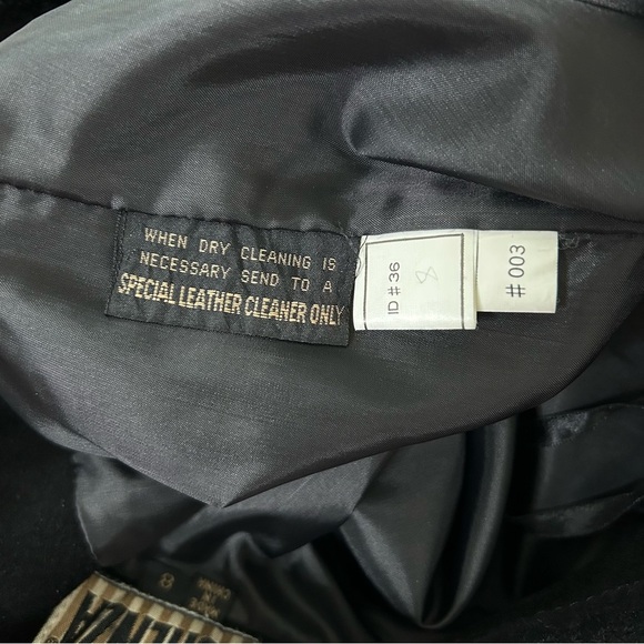 Forenza Asymmetrical Front Wrap Black Suede Skirt Midi Size 8 Fall Winter - Picture 3 of 12